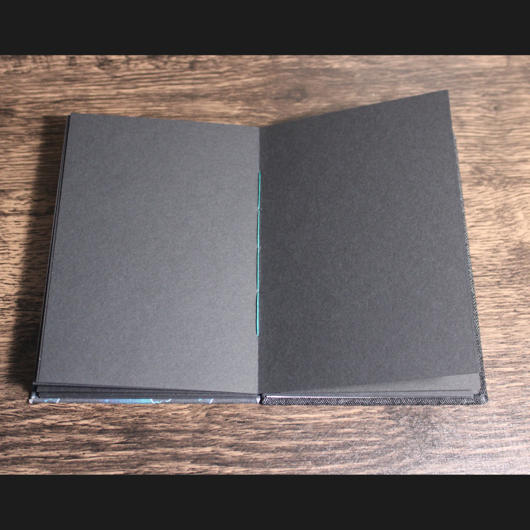 Marbled Ocean Black Paper Sketchbook